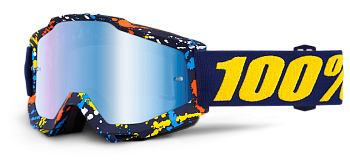 100% Accuri Pollok Mirror Blue Lens мотоочки