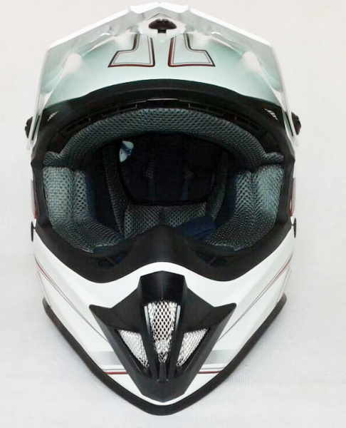 Ataki SC-15 Rift шлем кроссовый детский, бело-красный Ataki SC-15 Rift шлем кроссовый детский, бело-красный