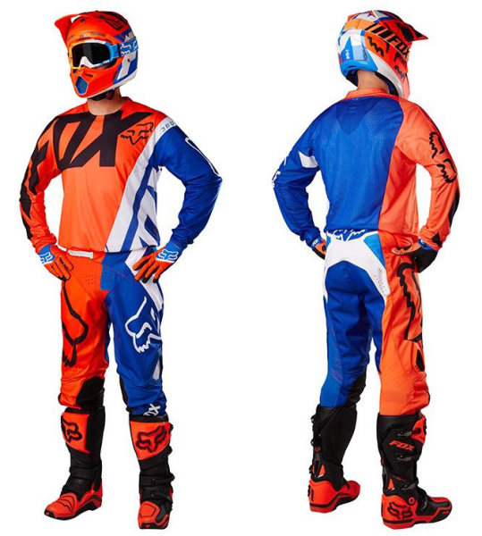 Fox Racing 360 Creo Youth 2017 джерси подростковая, сине-оранжевый Fox Racing 360 Creo Youth 2017 джерси подростковая, сине-оранжевый