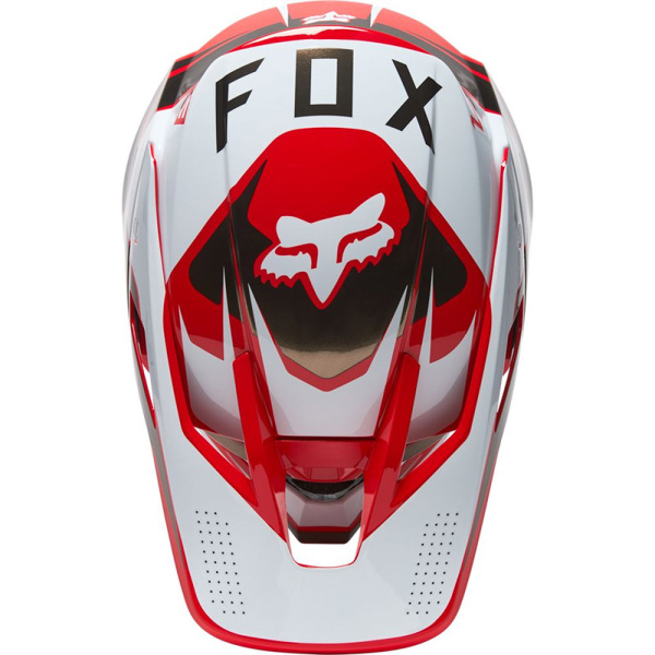Fox Racing V3 RS 2022 Mirer Flow Red шлем кроссовый