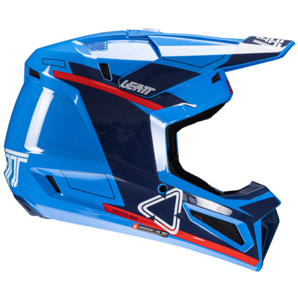 Leatt Kit Moto 3.5 V25 Royal шлем кроссовый + Vizion 3.5 мотоочки