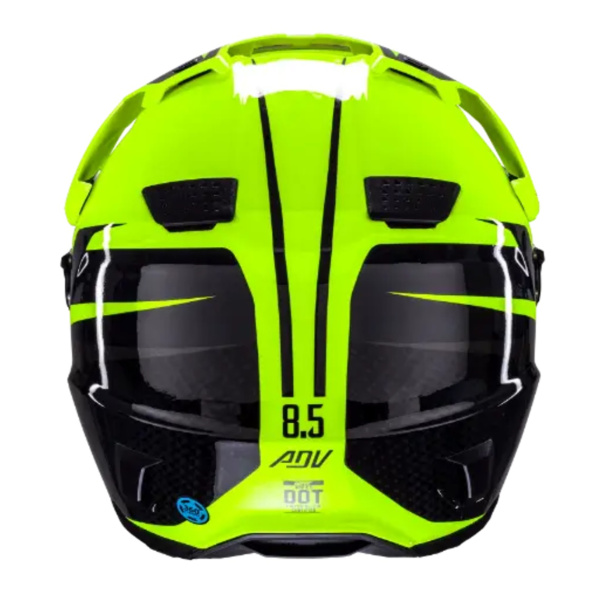 Leatt Kit ADV 8.5 Hi-Viz V25 шлем + Velocity 4.5 мотоочки
