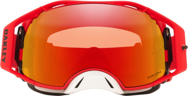 Oakley Airbrake Heritage Stripe Prizm мотоочки, красный, красная линза