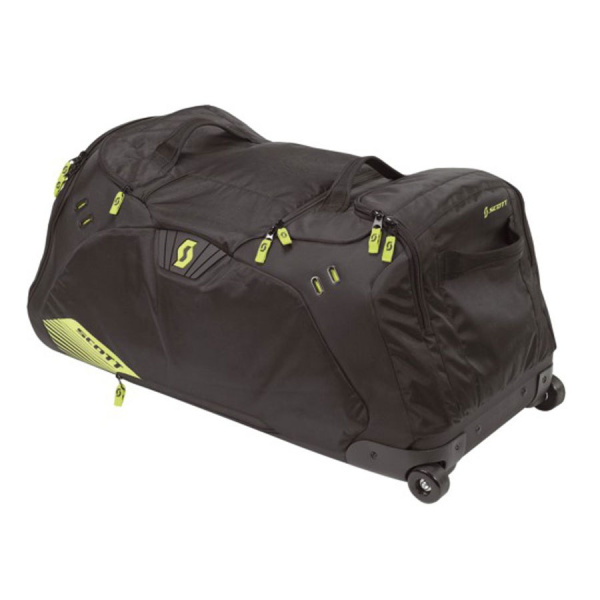 Scott Gear Duffle сумка на колесах, черно-салатовый