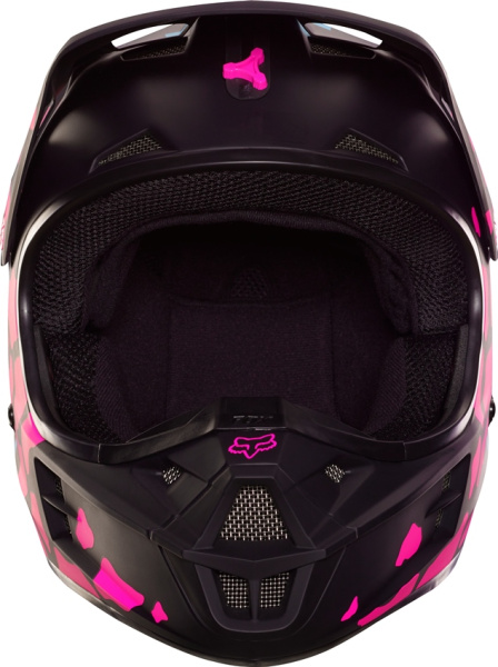 Fox Racing V1 Grav шлем кроссовый, черно-розовый Fox Racing V1 Grav шлем кроссовый, черно-розовый
