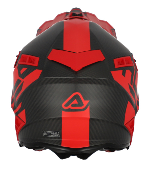 Acerbis Steel Carbon Red шлем внедорожный