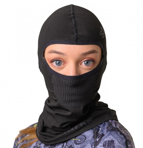 Starks Light Smooth подшлемник бесшовный, чёрный