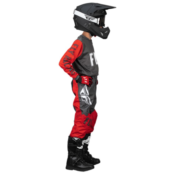 Fly Racing F-16 2023 Grey/Red комплект подростковый Fly Racing F-16 2023 Grey/Red комплект подростковый