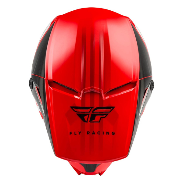 Fly Racing Kinetic K220 2020 шлем кроссовый, красно-черно-белый Fly Racing Kinetic K220 2020 шлем кроссовый, красно-черно-белый