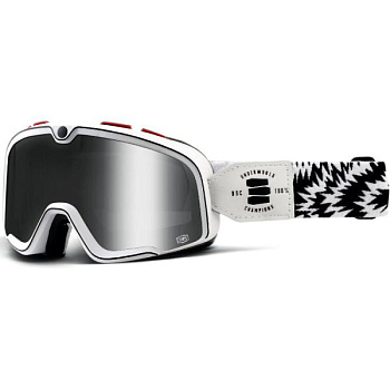 100% Barstow Death Spray Silver Lens мотоочки