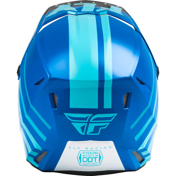 Fly Racing Kinetic Thrive шлем кроссовый, сине-белый Fly Racing Kinetic Thrive шлем кроссовый, сине-белый