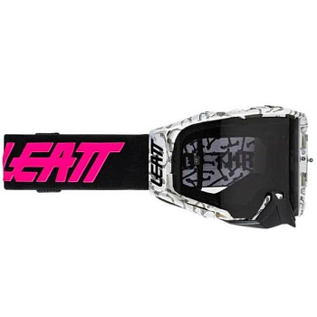 Leatt Velocity 6.5 Bones / Smoke 28% мотоочки, двойная линза