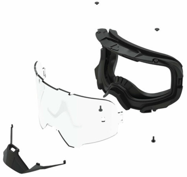 Leatt Velocity 6.5 Iriz White Red 28% мотоочки, двойная линза