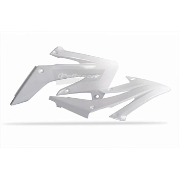 Polisport пластик боковой Honda CRF250R 04-07, белый (8410300001)