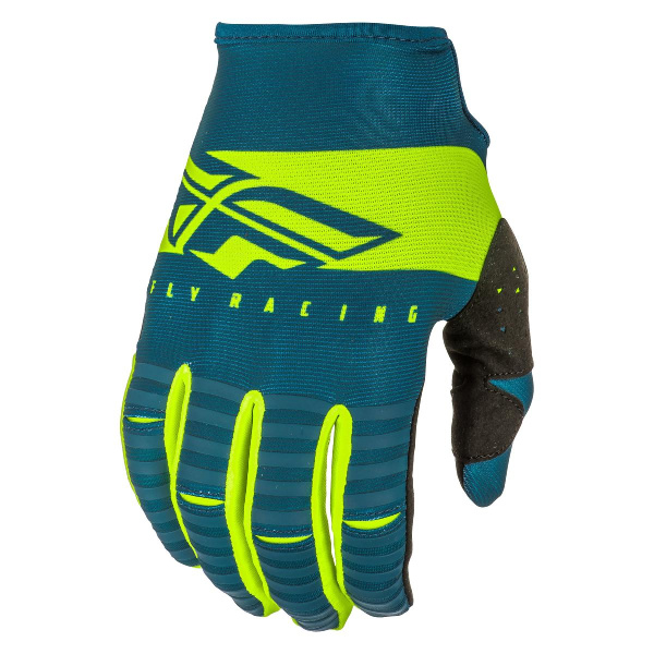 Fly Racing Kinetic Shield мотоперчатки, сине-желтый Fly Racing Kinetic Shield мотоперчатки, сине-желтый