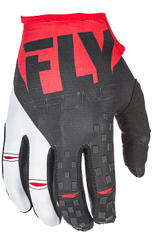 Fly Racing Kinetic 2018 мотоперчатки, красно-черный Fly Racing Kinetic 2018 мотоперчатки, красно-черный
