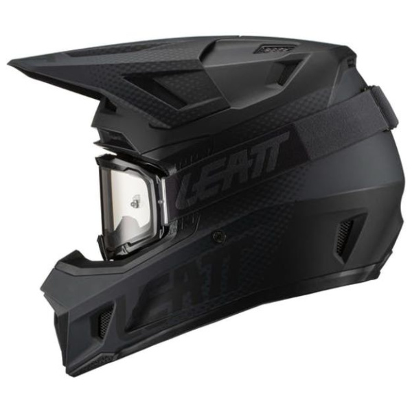 Leatt Kit Moto 7.5 V21 Black шлем кроссовый + Velocity 4.5 мотоочки