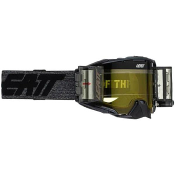 Leatt Velocity 6.5 Roll-Off Graphene / Yellow 70% мотоочки, двойная линза