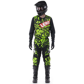 Leatt 3.5 Ride Kit 2024 Lime комплект мотоштаны + джерси