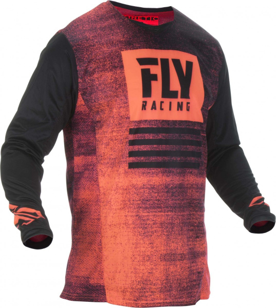 Fly Racing Kinetic Noiz джерси, черно-красный Fly Racing Kinetic Noiz джерси, черно-красный