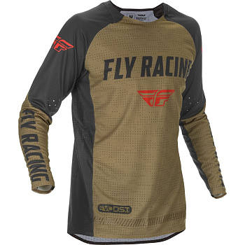 Fly Racing Evolution DST 2021 джерси, хаки черно-красный