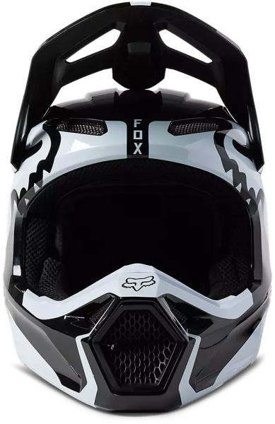 Fox Racing V1 Leed Black/White шлем кроссовый