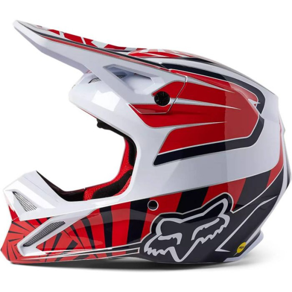 Fox Racing V1 Goat Red шлем кроссовый Fox Racing V1 Goat Red шлем кроссовый