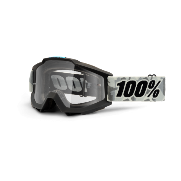 100% Accuri Alpine Legion мотоочки, черно-серый