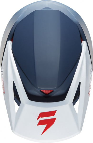 Shift White 2018 шлем кроссовый, сине-белый