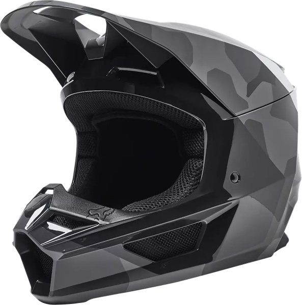 Fox Racing V1 Core Bnkr Black Camo шлем кроссовый Fox Racing V1 Core Bnkr Black Camo шлем кроссовый