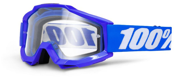100% Accuri Reflex Blue Clear Lens мотоочки, синий