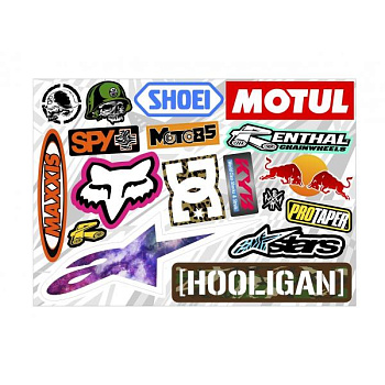 Набор наклеек А4 QuadBrands 1 Эксклюзив