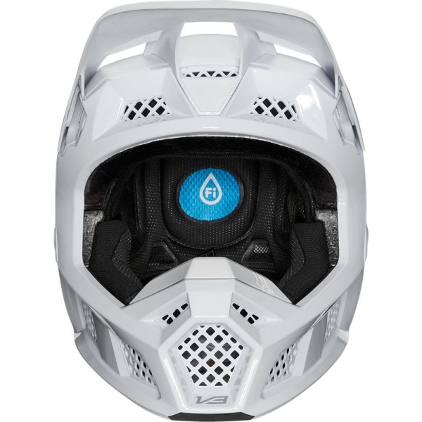 Fox Racing V3 Solids White/Silver шлем кроссовый Fox Racing V3 Solids White/Silver шлем кроссовый