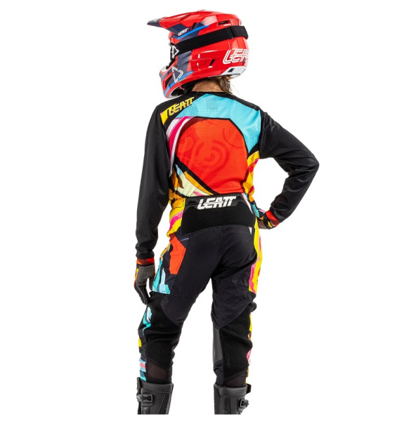 Leatt 3.5 Ride Kit Junior 2025 Carnival комплект подростковый, мотоштаны + джерси Leatt 3.5 Ride Kit Junior 2025 Carnival комплект подростковый, мотоштаны + джерси