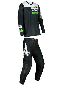 Leatt 3.5 Jr Ride Kit Black комплект подростковый, мотоштаны + джерси
