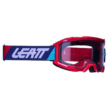 Leatt Velocity 4.5 Red / Clear 83% мотоочки, двойная линза