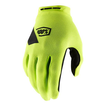 100% Ridecamp Fluo Yellow мотоперчатки