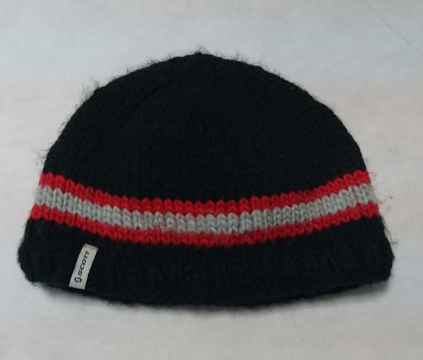 Scott шапка, черно-красно-серый