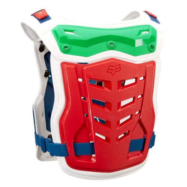 Fox Proframe LC Youth панцирь без плеч подростковый, сине-зеленый