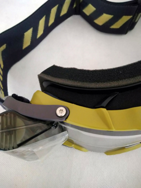 Leatt Velocity 6.5 Roll-Off Sand / Clear 83% мотоочки, двойная линза (уценка)