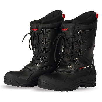 Fly Racing Aurora ATV ботинки снегоходные, черно-красный