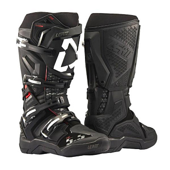 Leatt 5.5 FlexLock Enduro Evo Graphene Black мотоботы, черный