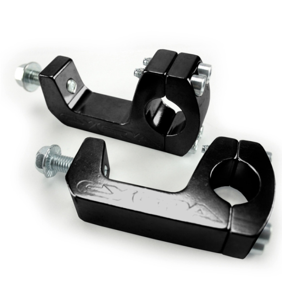 Cycra U-Clamp Set кронштейны крепления к рулю 7/8" 22мм, черный Cycra U-Clamp Set кронштейны крепления к рулю 7/8" 22мм, черный