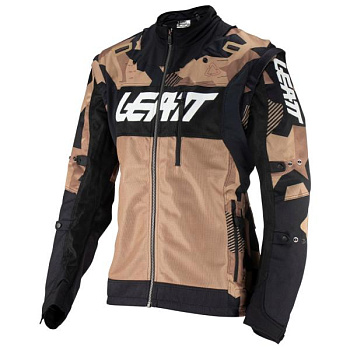 Leatt Moto 4.5 X-Flow 2024 Stone мотокуртка эндуро