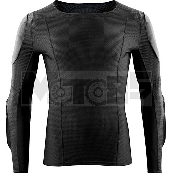 Fox Baseframe джемпер с защитой локтей и плеч, черный