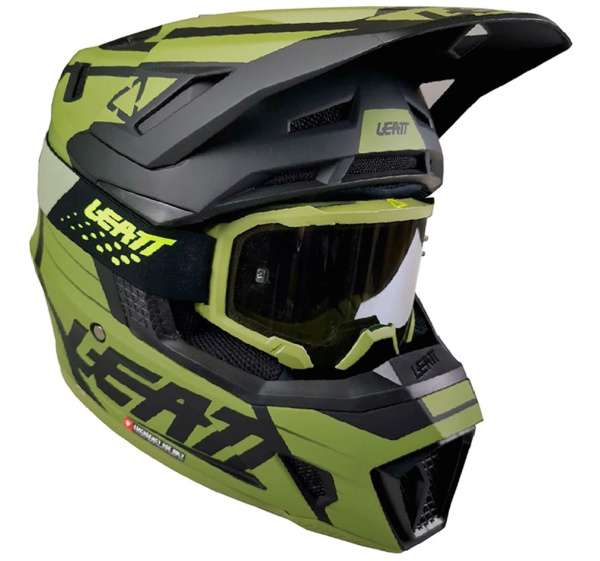 Leatt Kit Moto 7.5 V22 Cactus шлем кроссовый + Velocity 4.5 мотоочки Leatt Kit Moto 7.5 V22 Cactus шлем кроссовый + Velocity 4.5 мотоочки