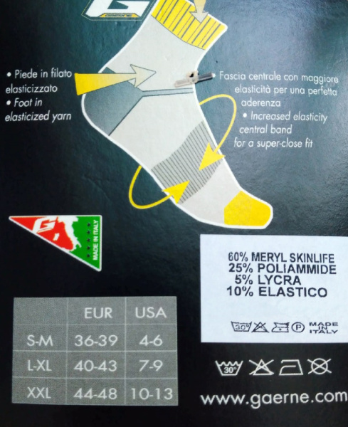 Gaerne G.Professional Long Black/Fuxia носки