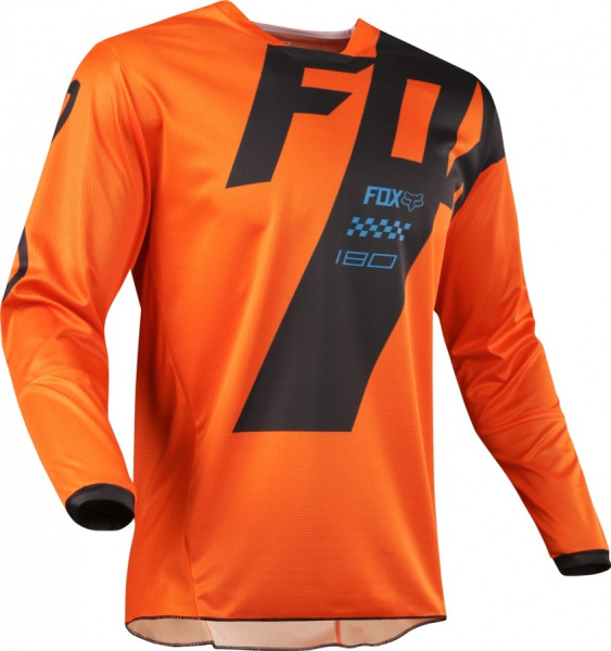 Fox Racing 180 Mastar 2018 джерси, оранжево-черный Fox Racing 180 Mastar 2018 джерси, оранжево-черный