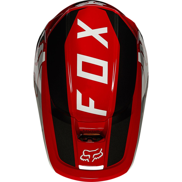 Fox Racing V1 Revn Flame Red шлем кроссовый