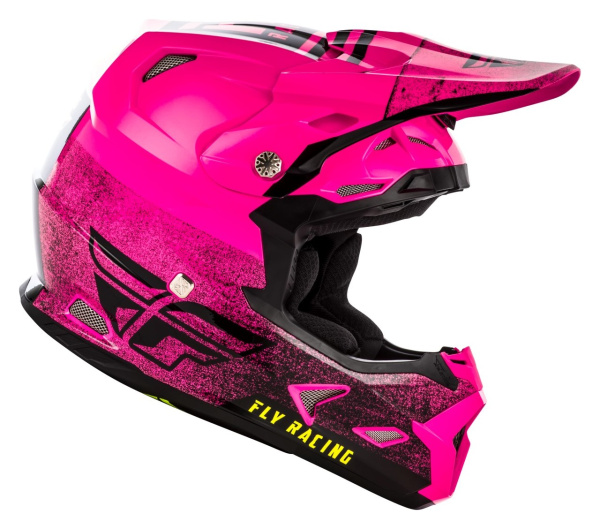 Fly Racing Toxin MIPS Embargo шлем кроссовый, черно-розовый Fly Racing Toxin MIPS Embargo шлем кроссовый, черно-розовый